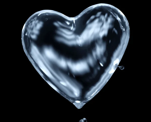 Вода серця — стокове фото