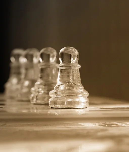下棋的段子 — 图库照片