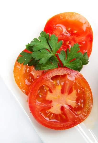 Rebanadas de tomate —  Fotos de Stock