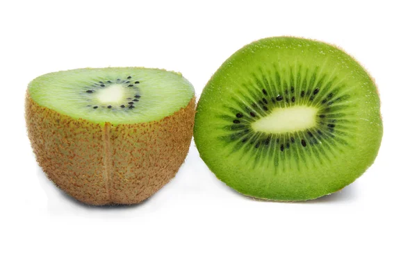 Kiwi auf weiß — Stockfoto