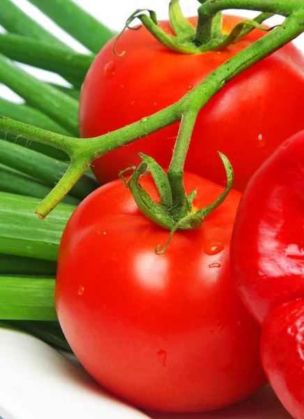 Closeup de tomates — Fotografia de Stock