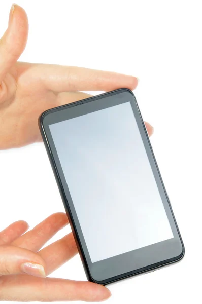 Smartphone auf weiß — Stockfoto