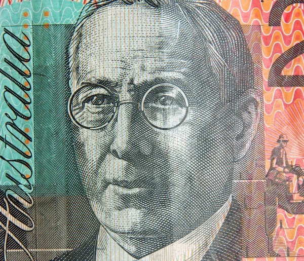 Australian money portrait — Stock Photo, Image