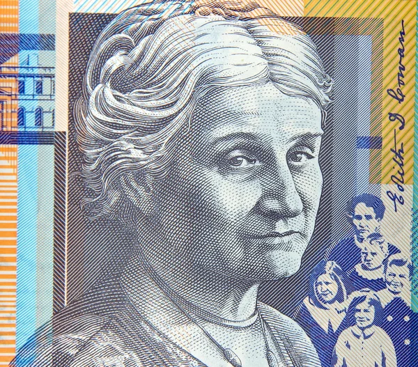 stock image Australian money portrait