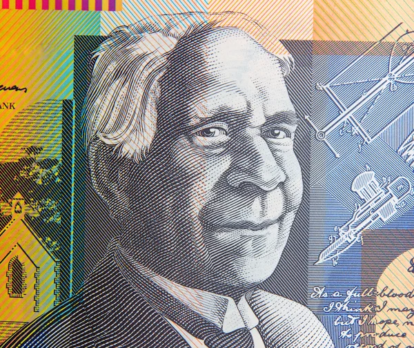 Retrato de dinero australiano — Foto de Stock