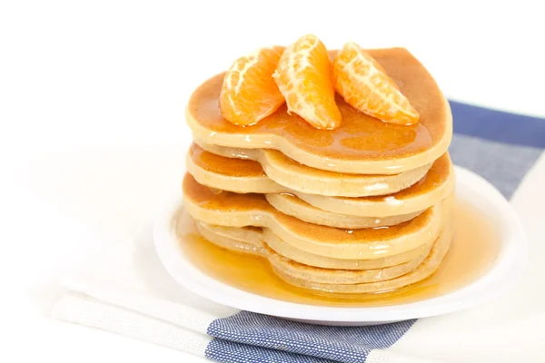Una pila di pancake . — Foto Stock