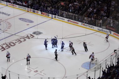 NHL hockey game clipart