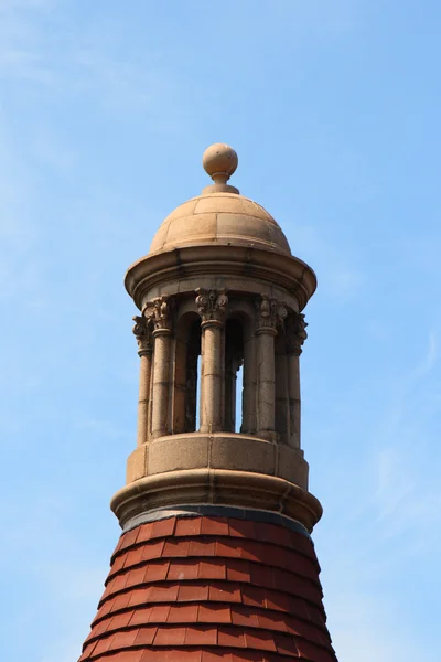 Castello al campanile dettaglio architettura — Foto Stock