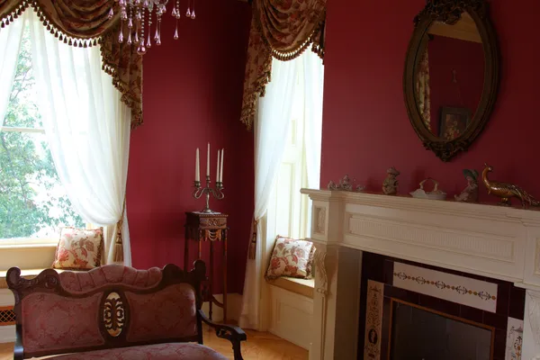 做旧的维多利亚时代魅力风格的室内装饰 — 图库照片