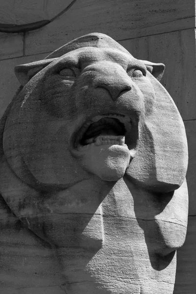 stock image Lion statue monument