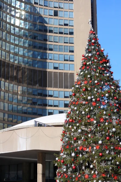 Boże Narodzenie w toronto city hall — Zdjęcie stockowe