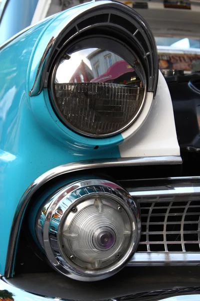 stock image Vintage car headlights