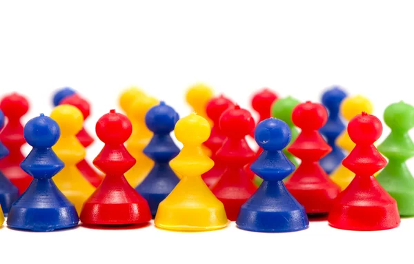 Izole renkli Salon Oyunları oyuncakları — Stok fotoğraf