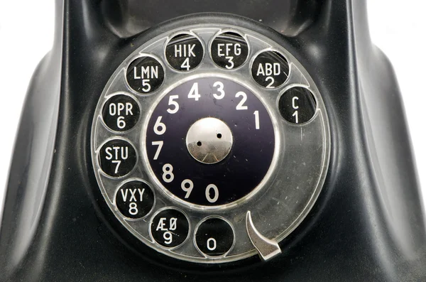 Quadrante telefonico vintage con numeri — Foto Stock