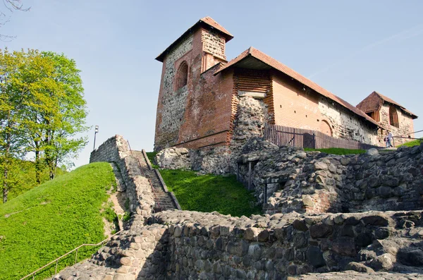 Vilnius tarihsel gediminas kale Harabeleri — Stok fotoğraf