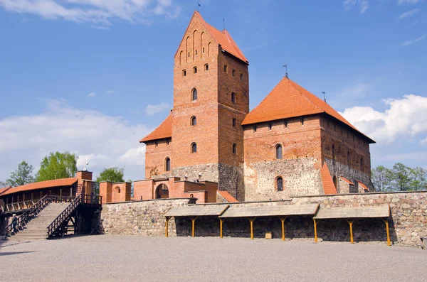 Litauiska kung slottet trakai — Stockfoto