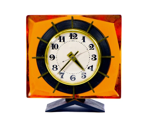 Isolated vintage clock — Stock Photo, Image