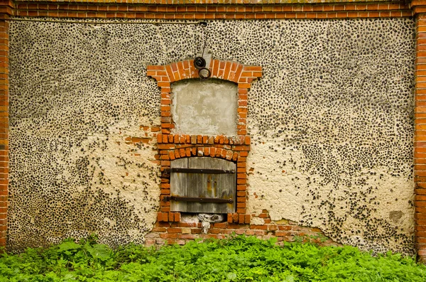 Historische manor muur achtergrond — Stockfoto