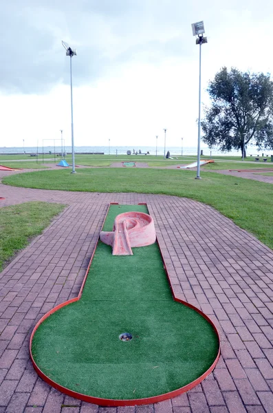 Campo de entrenamiento de golf en el resort — Foto de Stock