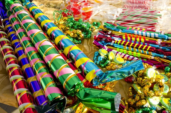 Verschiedene Süßigkeiten auf der Kirmes — Stockfoto