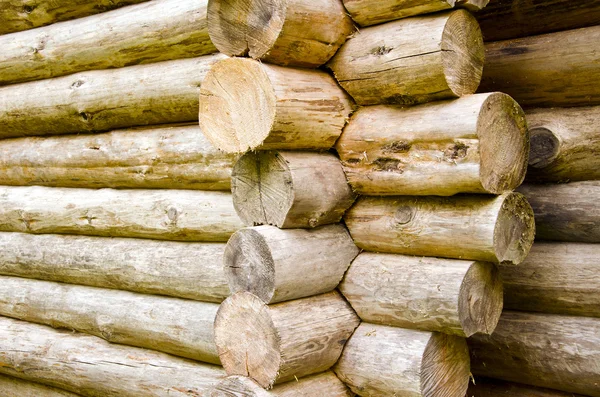 Construcción de edificios de madera balks —  Fotos de Stock