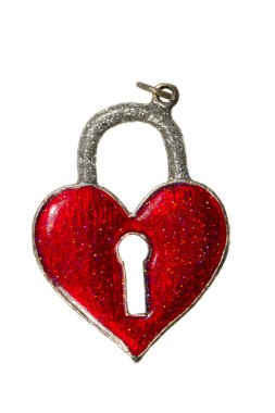izole Sevgililer günü kalp simgesi