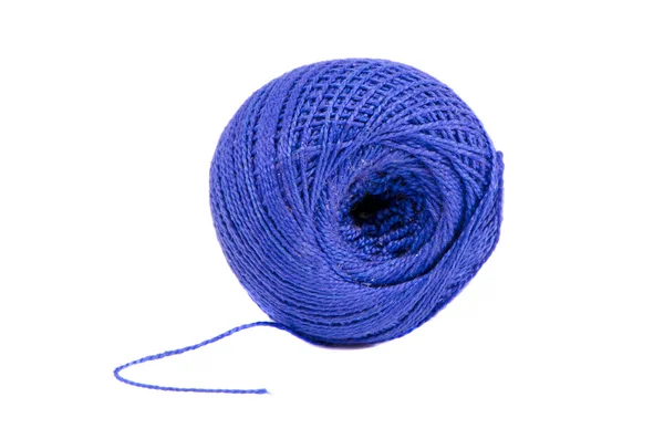 Изолированный голубой ретро-шар — стоковое фото
