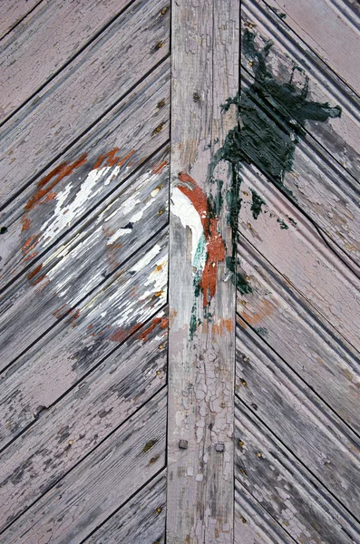 Régi fa garázs ajtó háttér — Stock Fotó