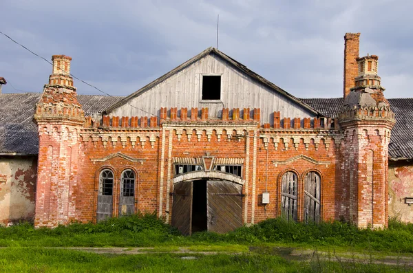 Historische manor ruïnes in Litouwen — Stockfoto