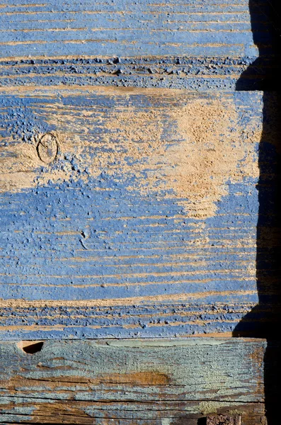 Antiguo fondo de pared de madera colmena — Foto de Stock