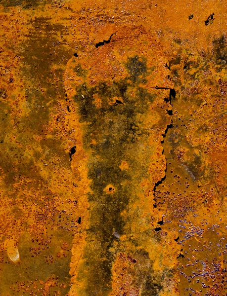 Brown rusted tin background — Stock Photo, Image
