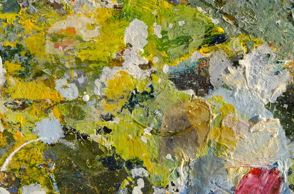 Painters palette fragment background — Stock Photo, Image