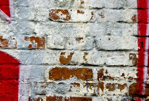 Пофарбований старий фон стіни — стокове фото