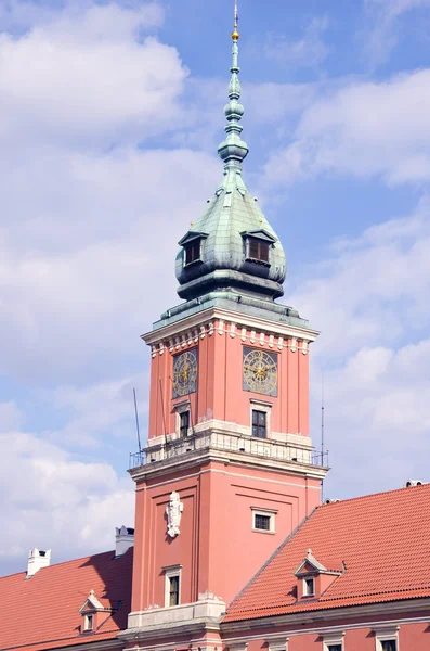 ワルシャワ王の宮殿タワー — ストック写真
