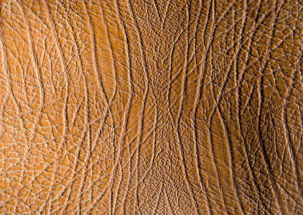 Old brown leather background — Stock Photo, Image
