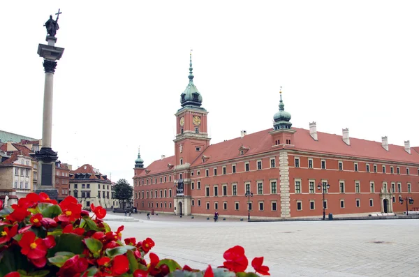Polonia capital Varsovia reyes palacio — Foto de Stock