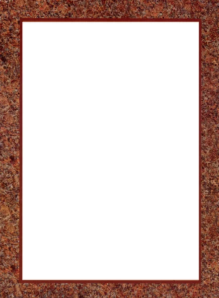 Isolerade papper matta ram — Stockfoto