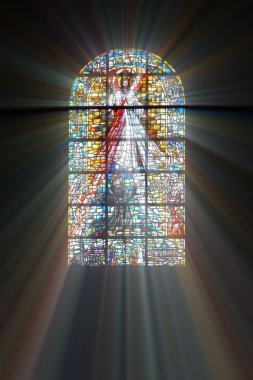 Biblical stained glass clipart