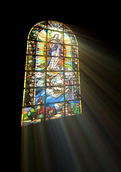 Biblické barevné sklo — Stock fotografie