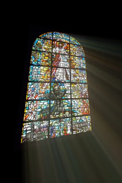 Biblical stained glass — Stock Photo, Image