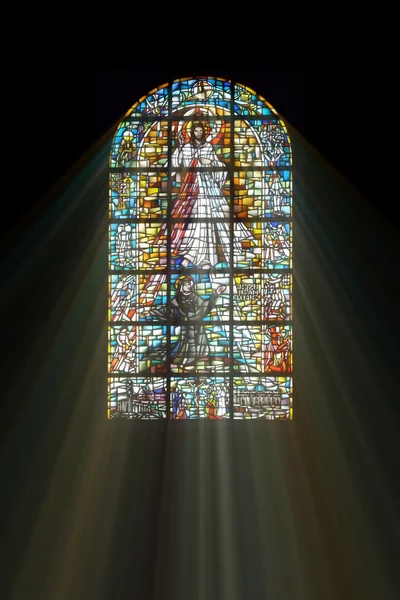Biblické barevné sklo — Stock fotografie