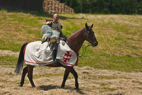Equestrian Crusader — Stock Photo, Image