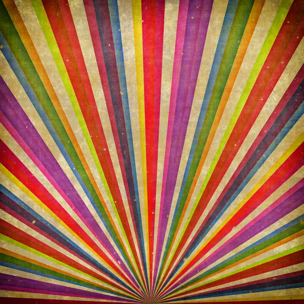 Multicolor Sonnenstrahlen Groll Hintergrund Stockbild