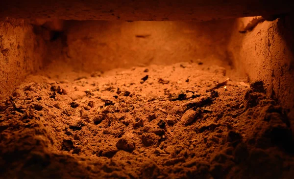 stock image Ashes in the oven stove