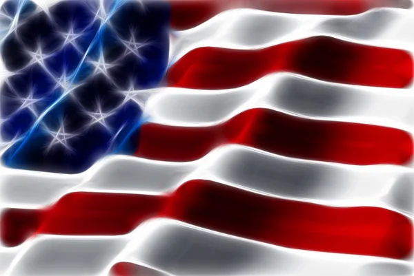 Amerikansk flagga abstrakt bakgrund Royaltyfria Stockbilder