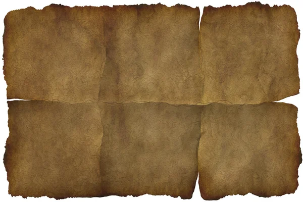 Papier starodawny stary tekstura tło lub tło z ślady fałdy — Zdjęcie stockowe