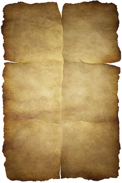Старая винтажная бумага текстура или фон со следами складок — стоковое фото