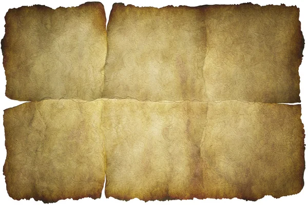Старая винтажная бумага текстура или фон со следами складок — стоковое фото