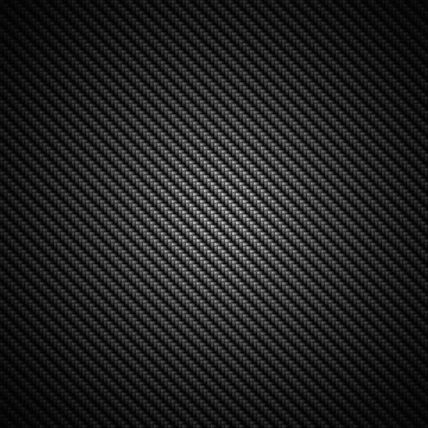 Gerçekçi karanlık karbon fiber arka plan — Stok fotoğraf