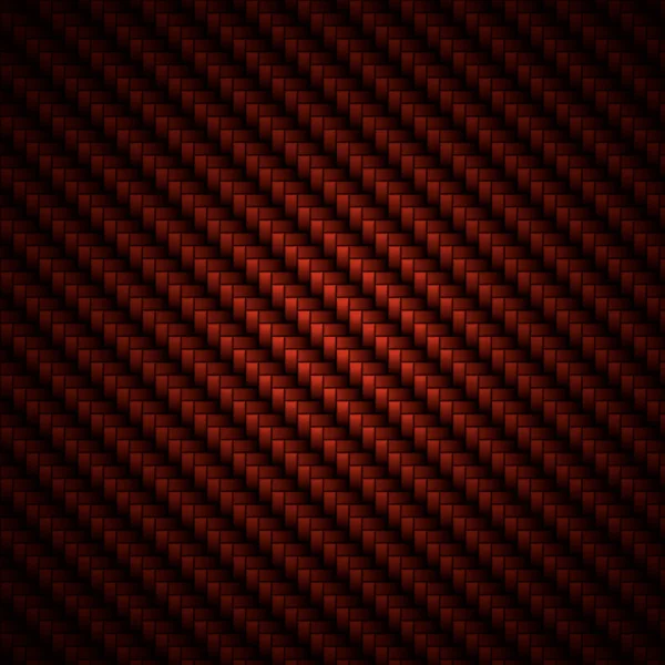 Realistic red carbon fiber background — Stock Photo, Image